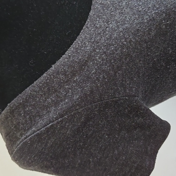 Dark Gray Short Sleeve Dress Size Sm Kimichi Blue Round Neck Mini Rough Edge - Picture 4 of 9